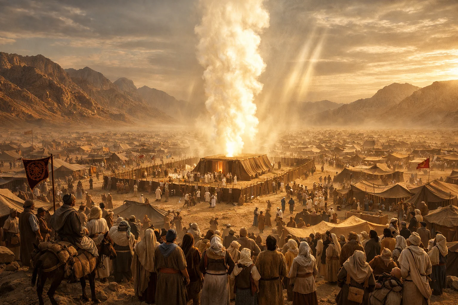 The Cloud Lifts from the Tabernacle