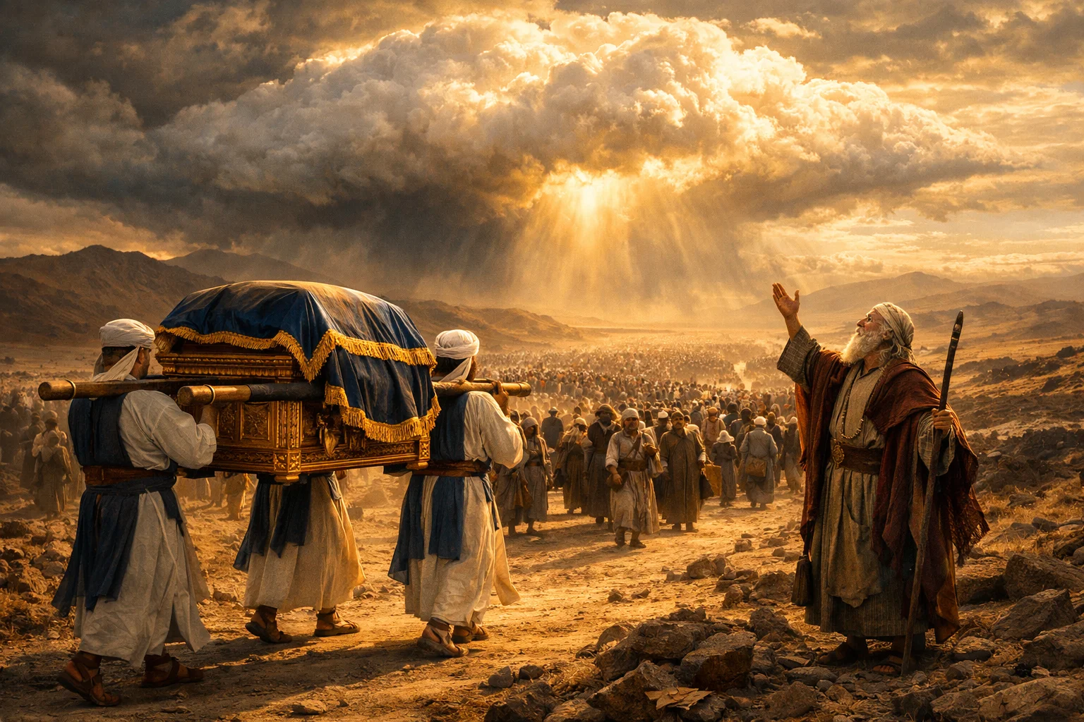 The Ark Goes Before Them