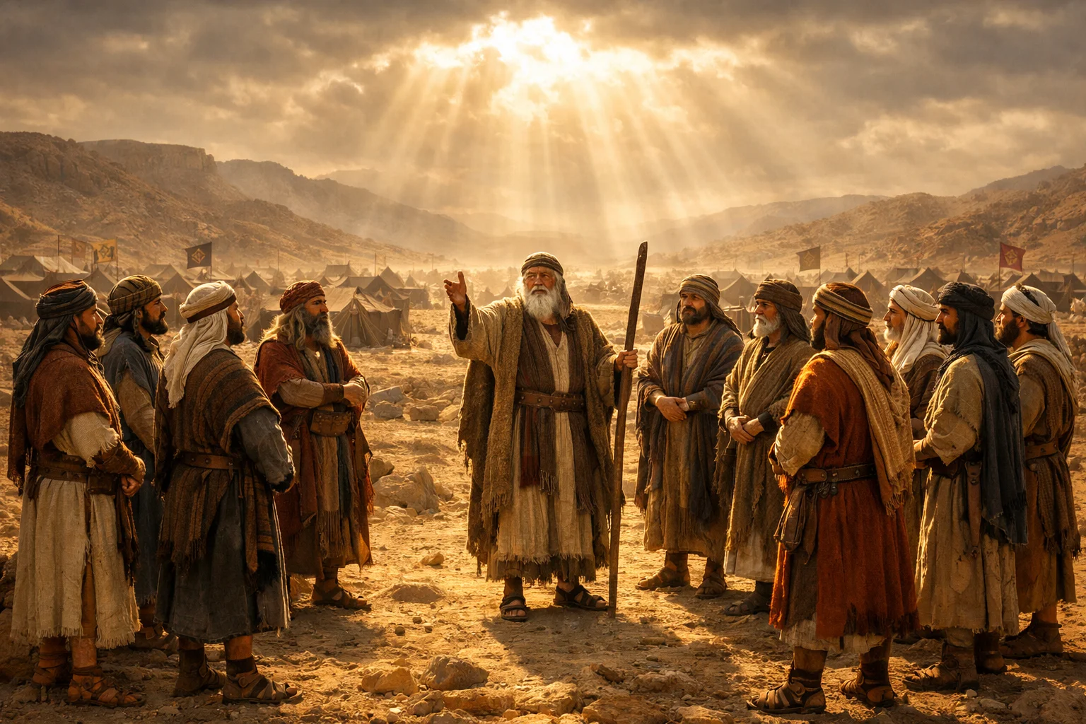 Moses Commissions the Twelve Spies