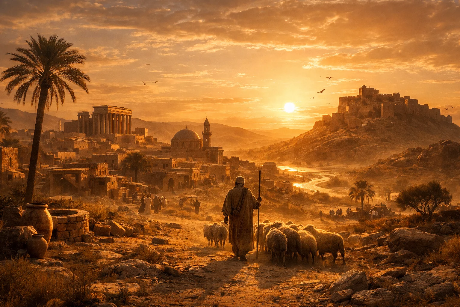 Moses and Aaron Fall Before the Assembly