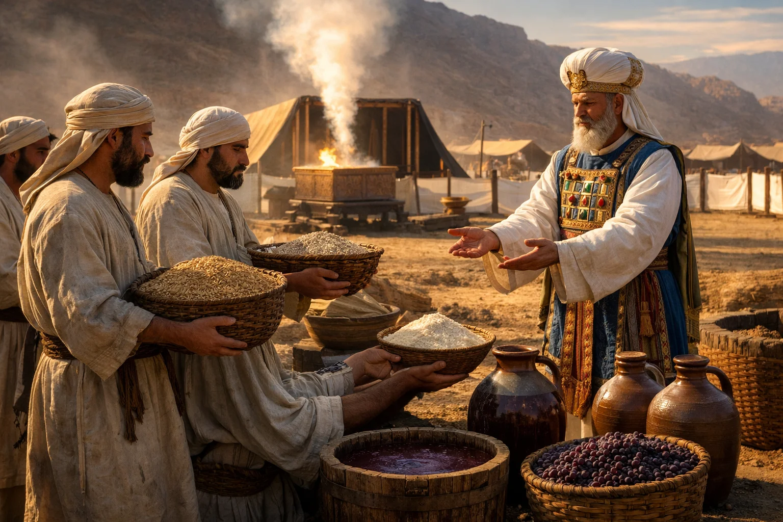 The Levites Offer the Best Tithe