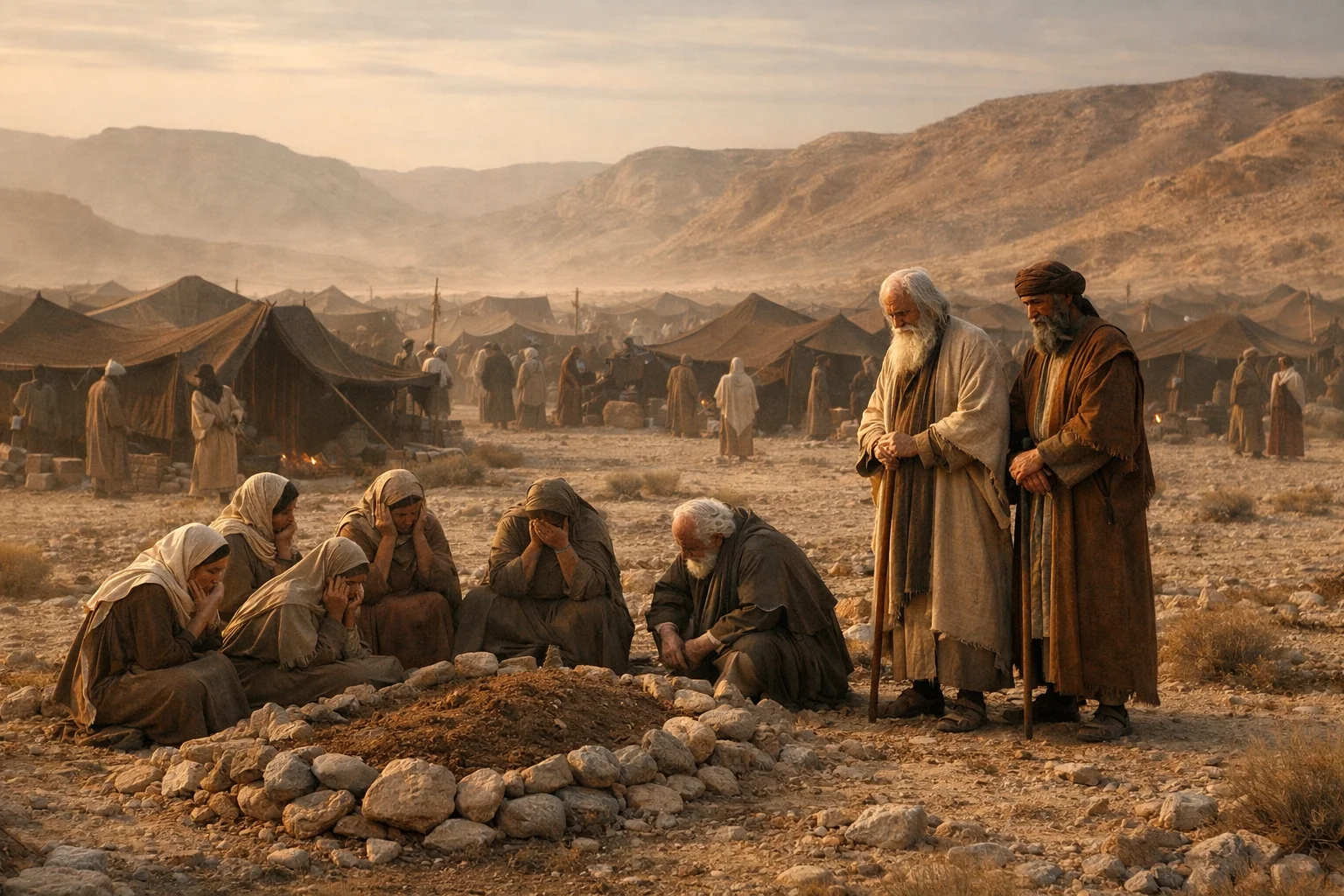 Miriam Buried at Kadesh