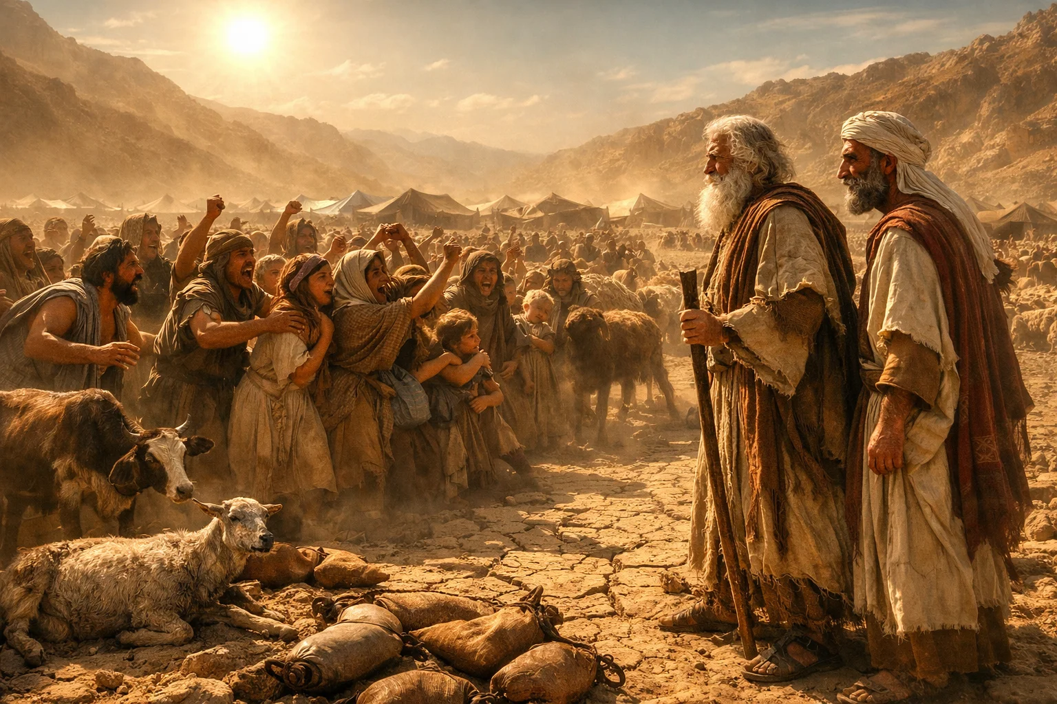 The People Quarrel for Water