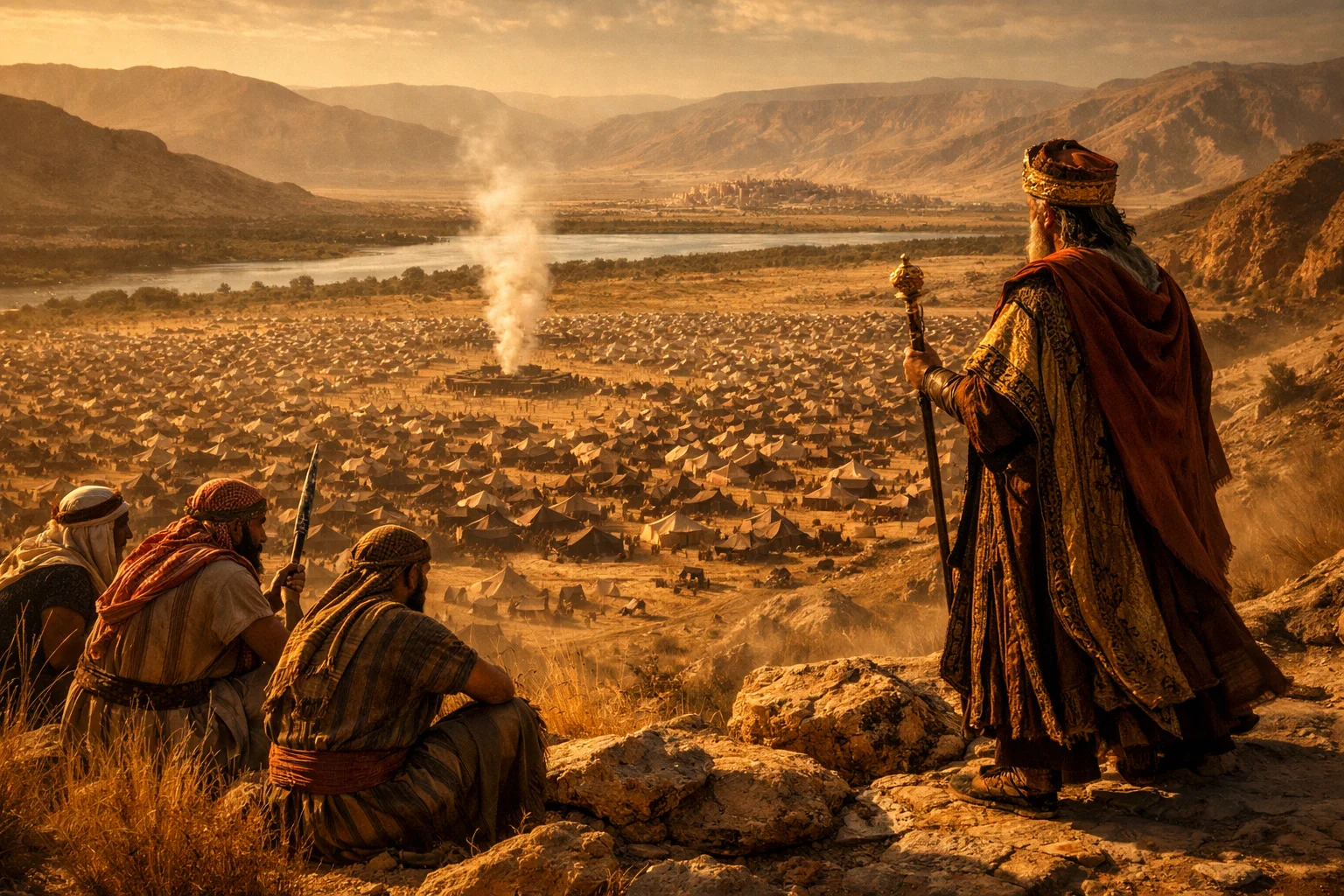 Israel Encamped on the Plains of Moab