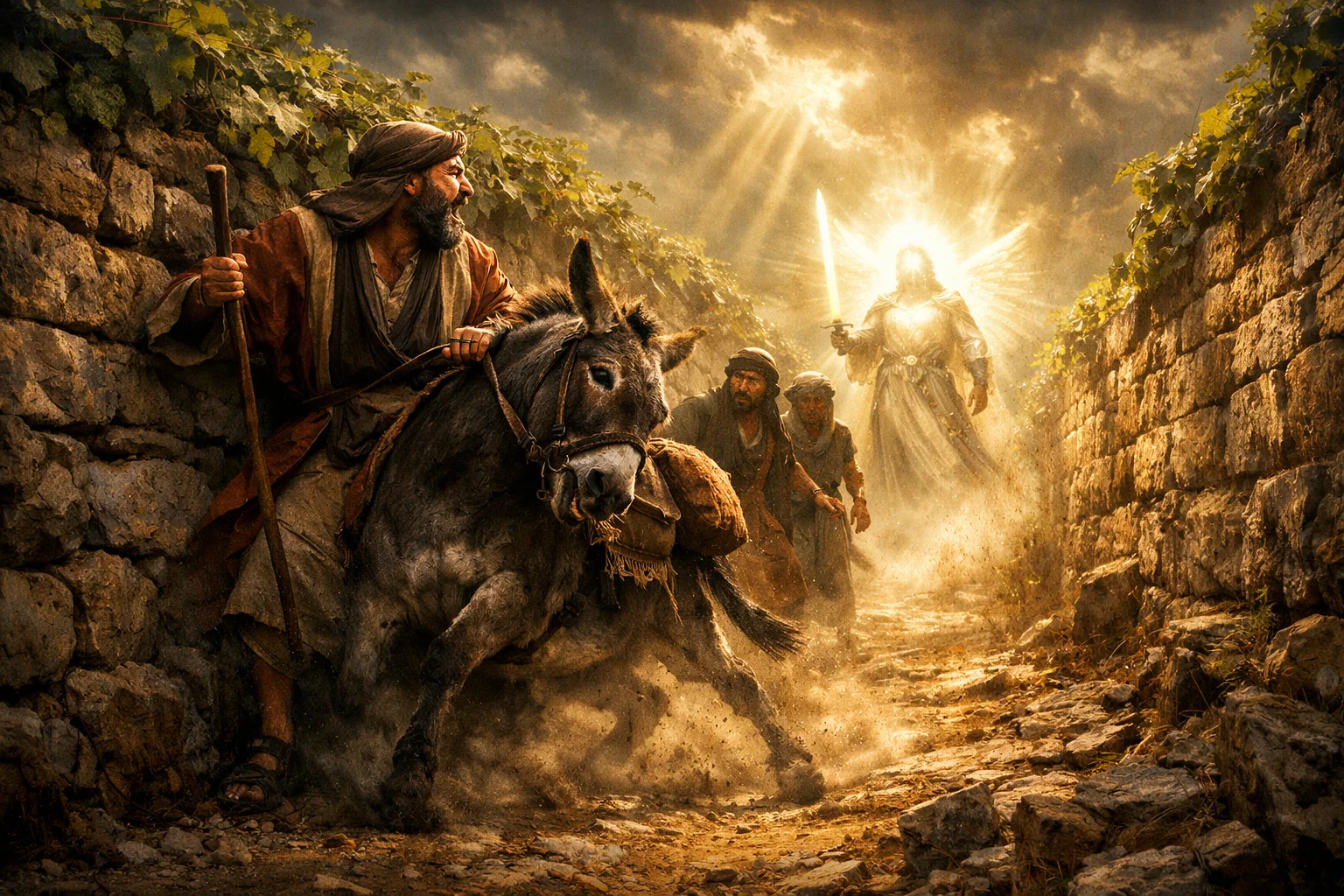 The Angel Blocks the Road