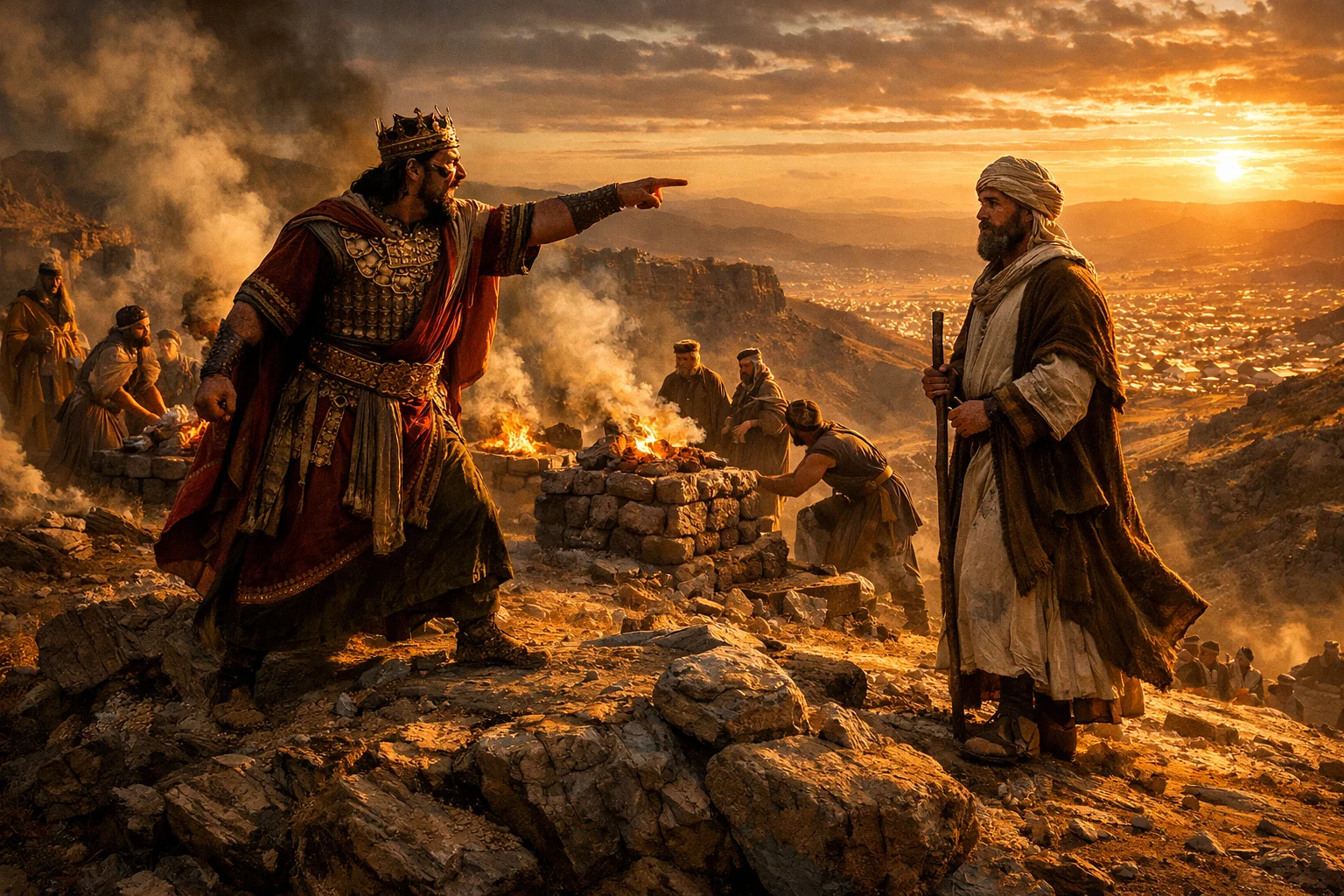 Balak's Anger at Pisgah