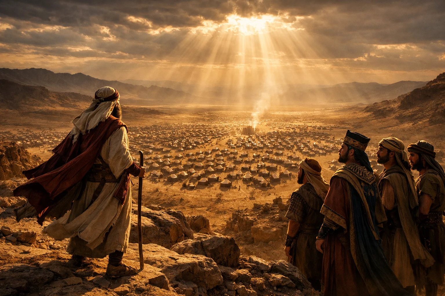Balaam Beholds Israel in the Wilderness