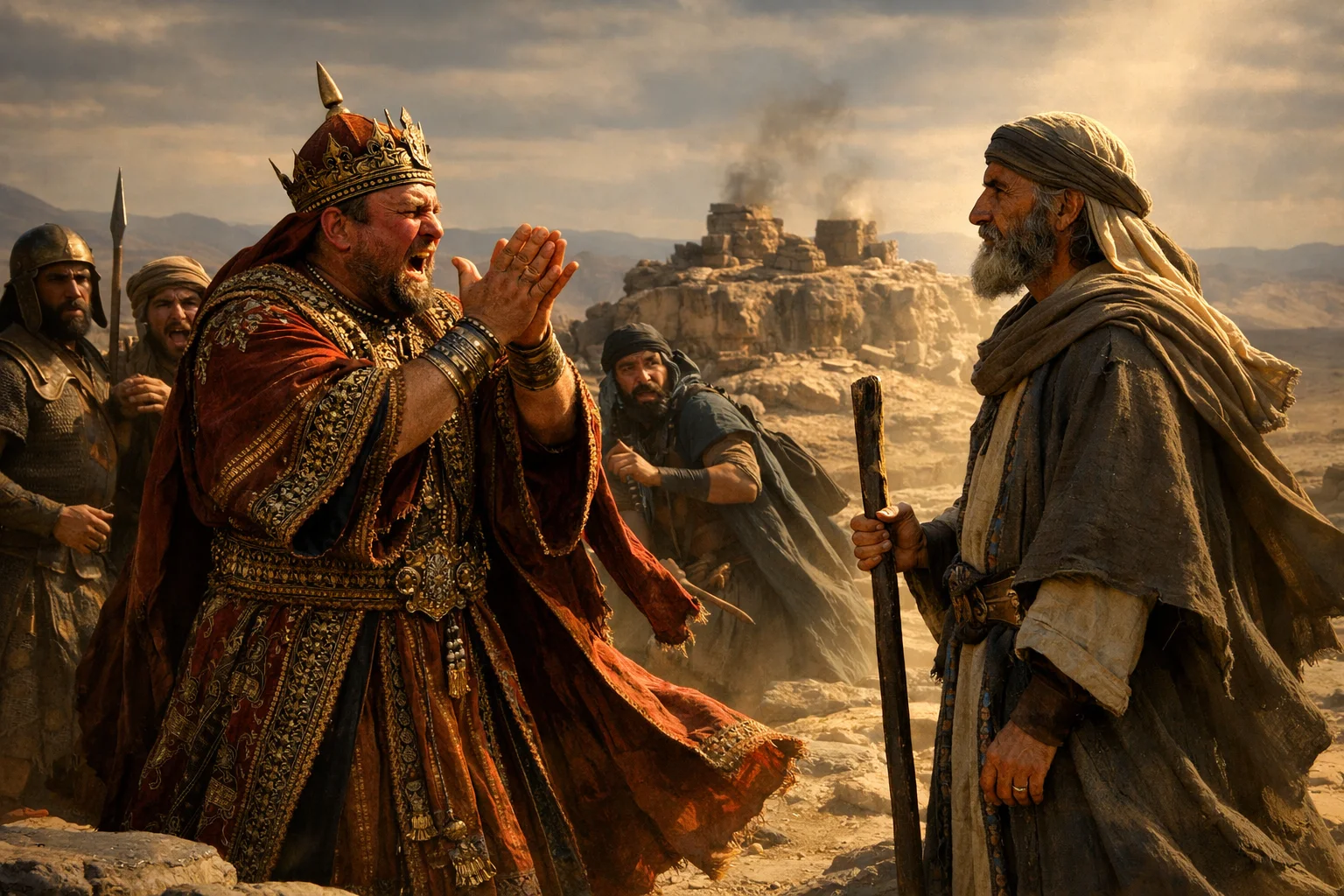 Balak’s Fury and Balaam’s Defiance