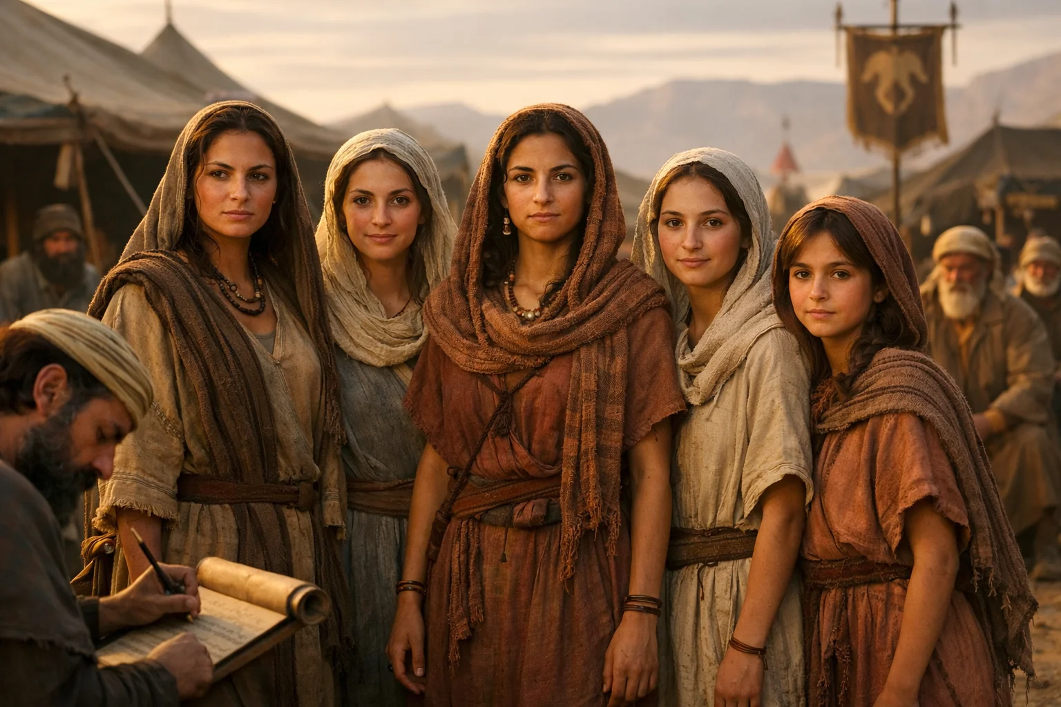 The Daughters of Zelophehad Stand Named