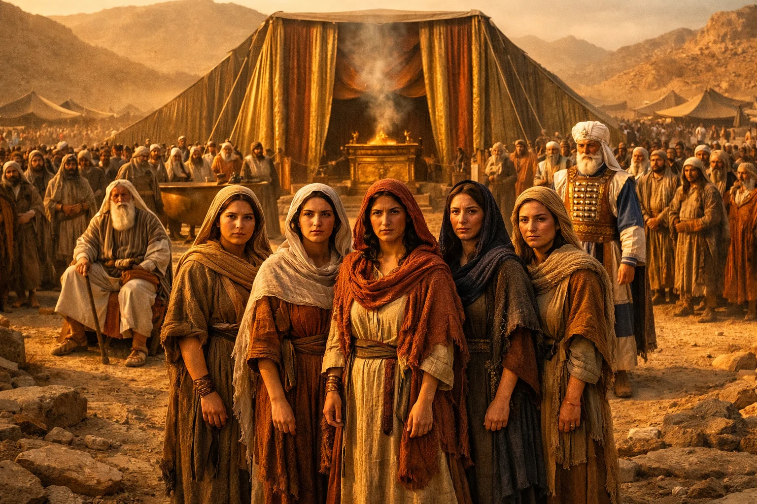 The Daughters Plead at the Tent of Meeting