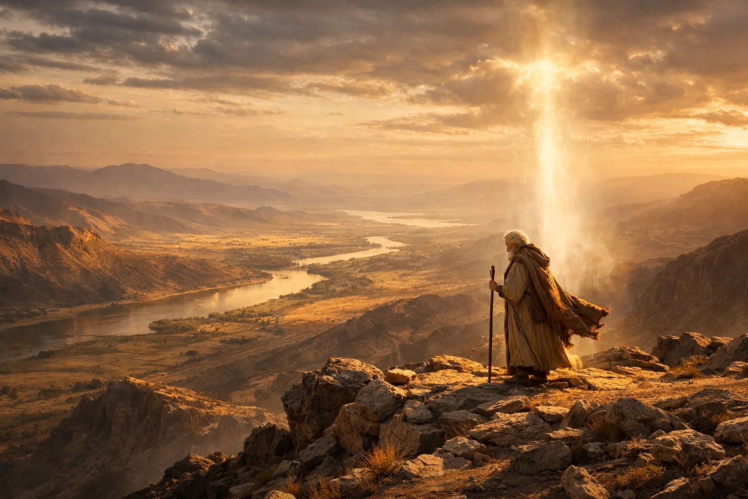 Moses Views the Promised Land