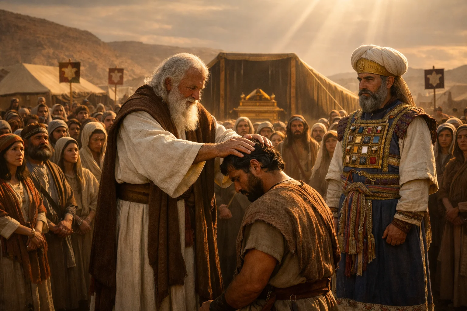 Joshua Commissioned Before the Assembly