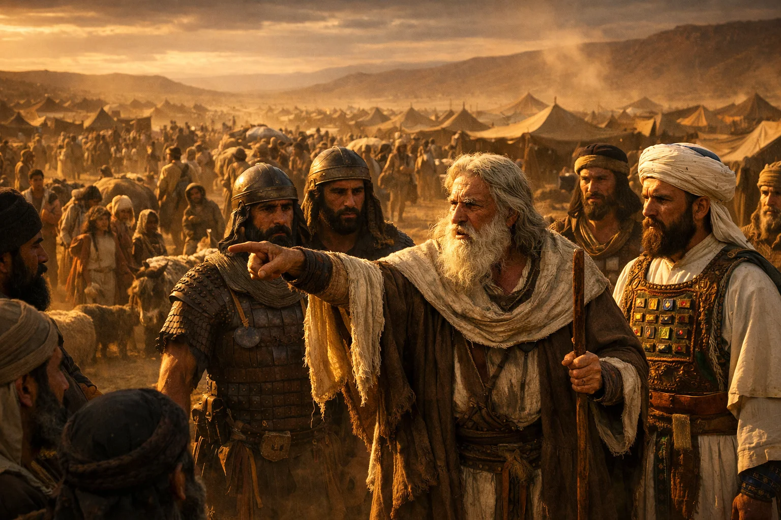 Moses Confronts the Returning Army