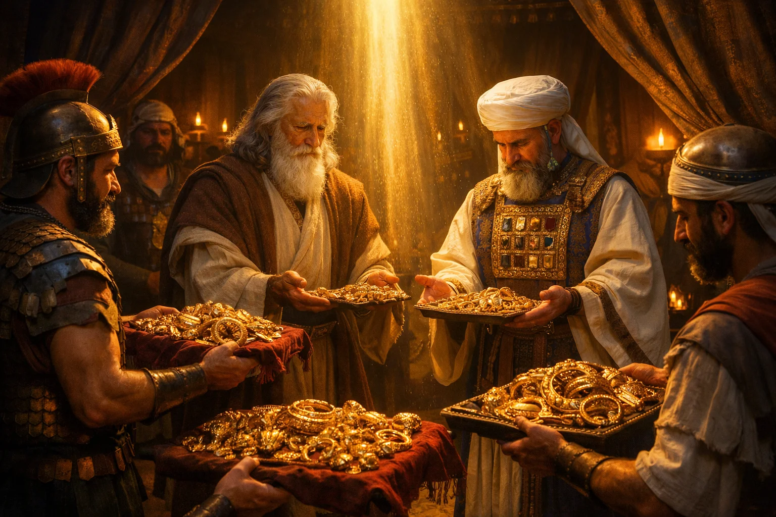 Gold Offered as a Memorial Before the LORD