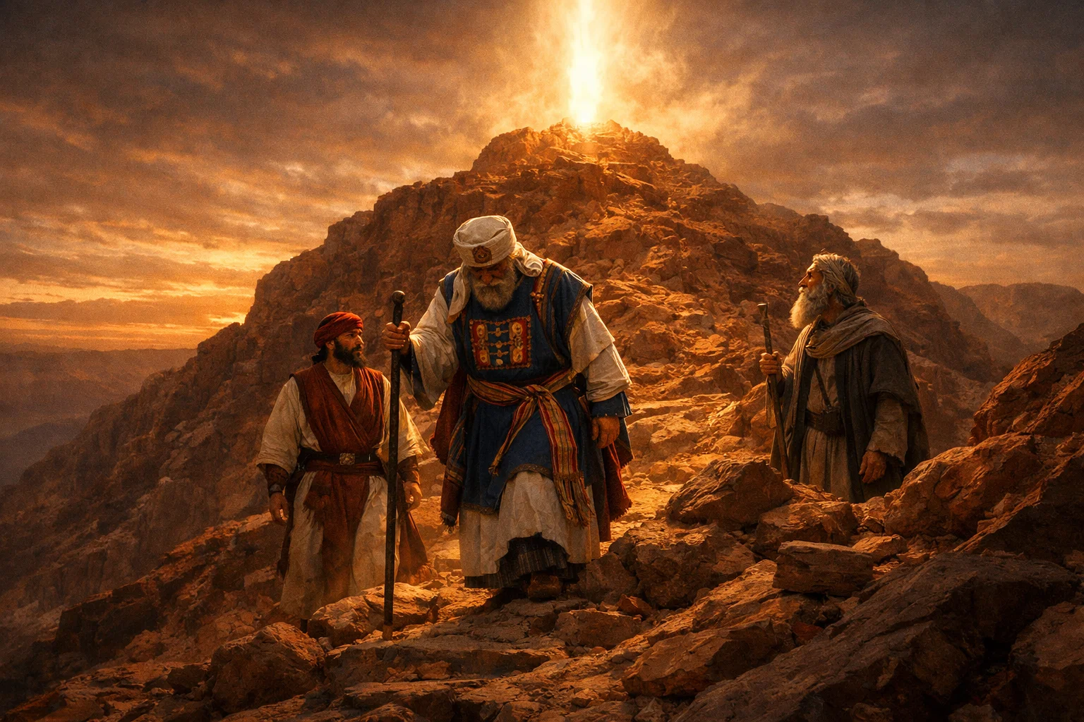 Aaron Ascends Mount Hor