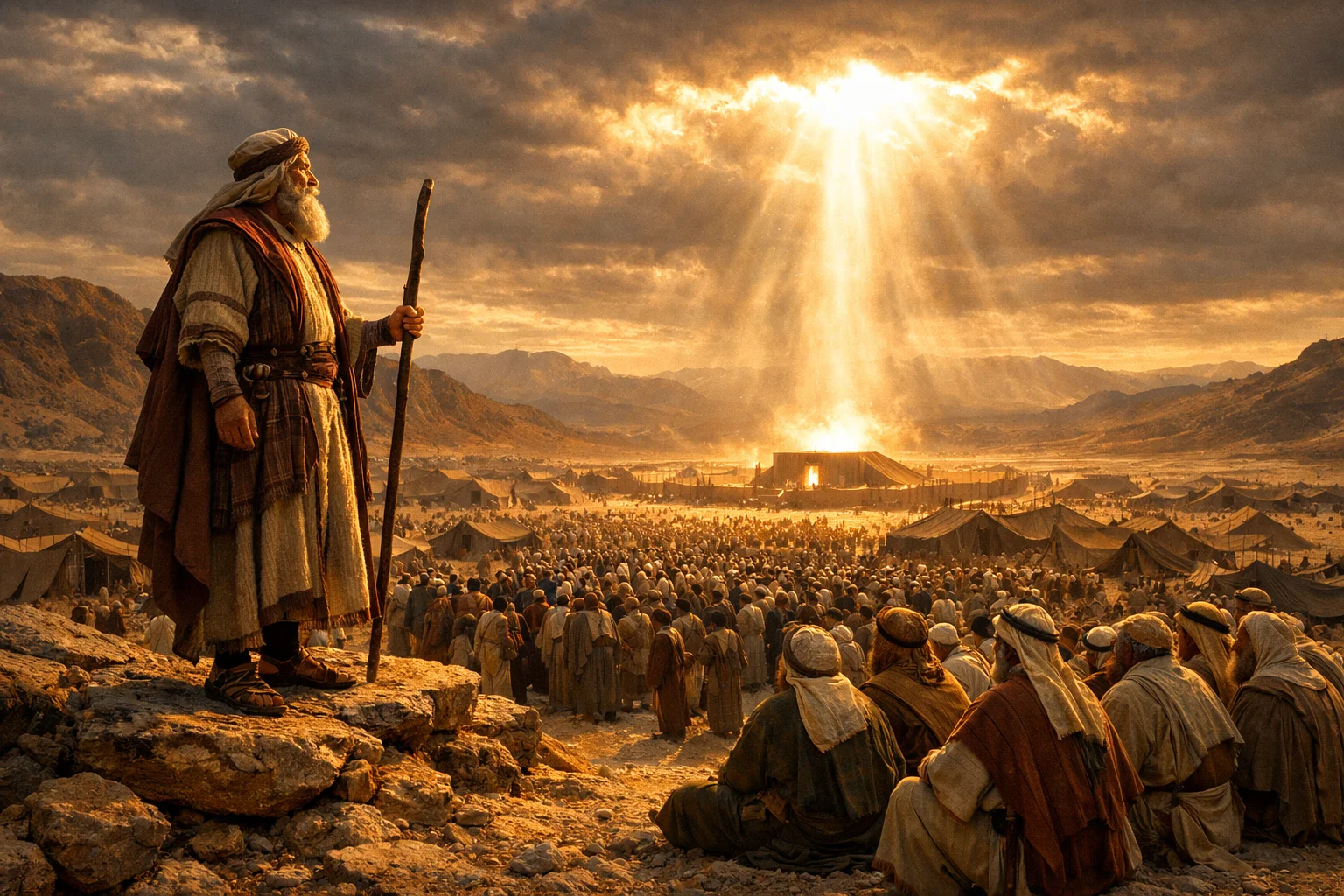 Moses Receives the Boundaries of the Land