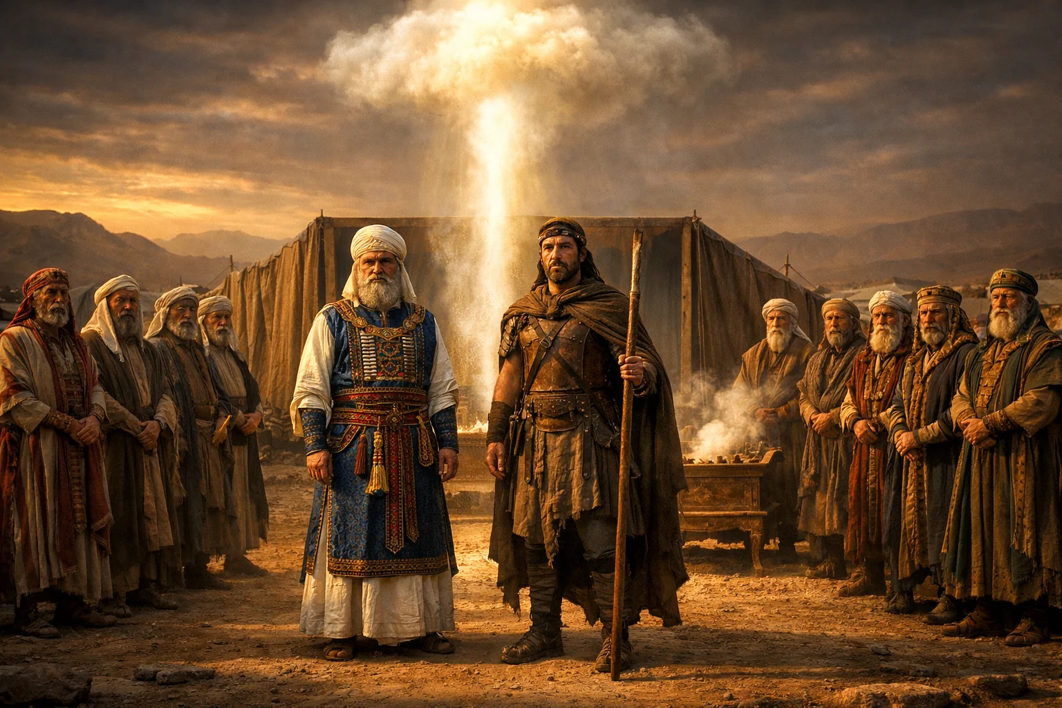 Eleazar, Joshua, and the Tribal Leaders Appointed