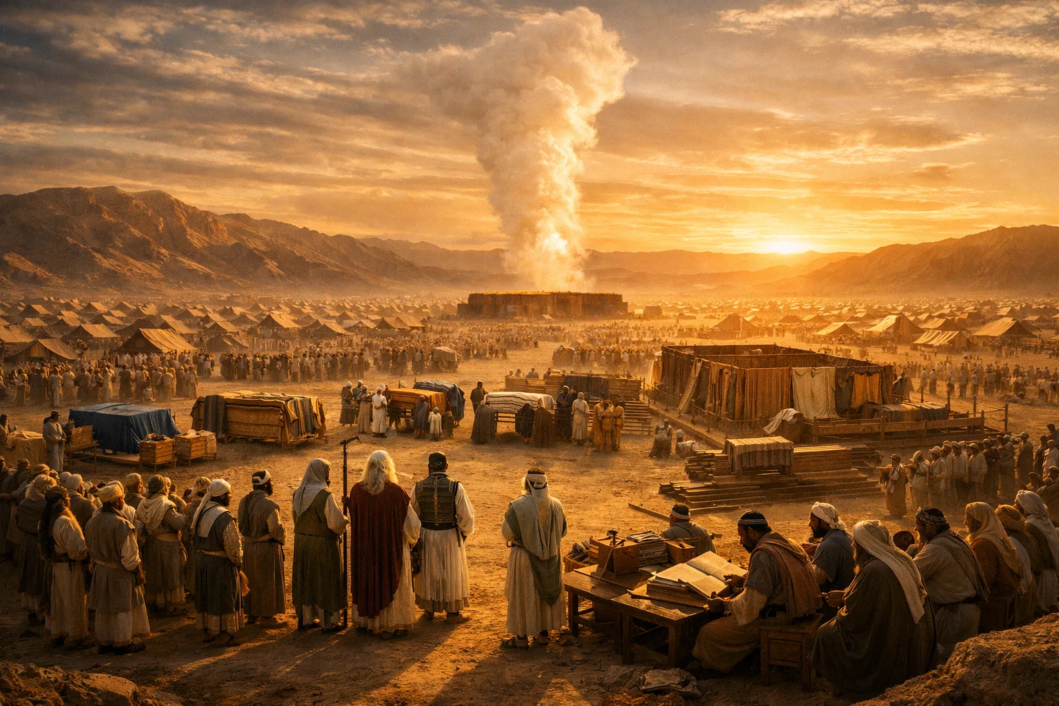 All the Levites Counted and Assigned