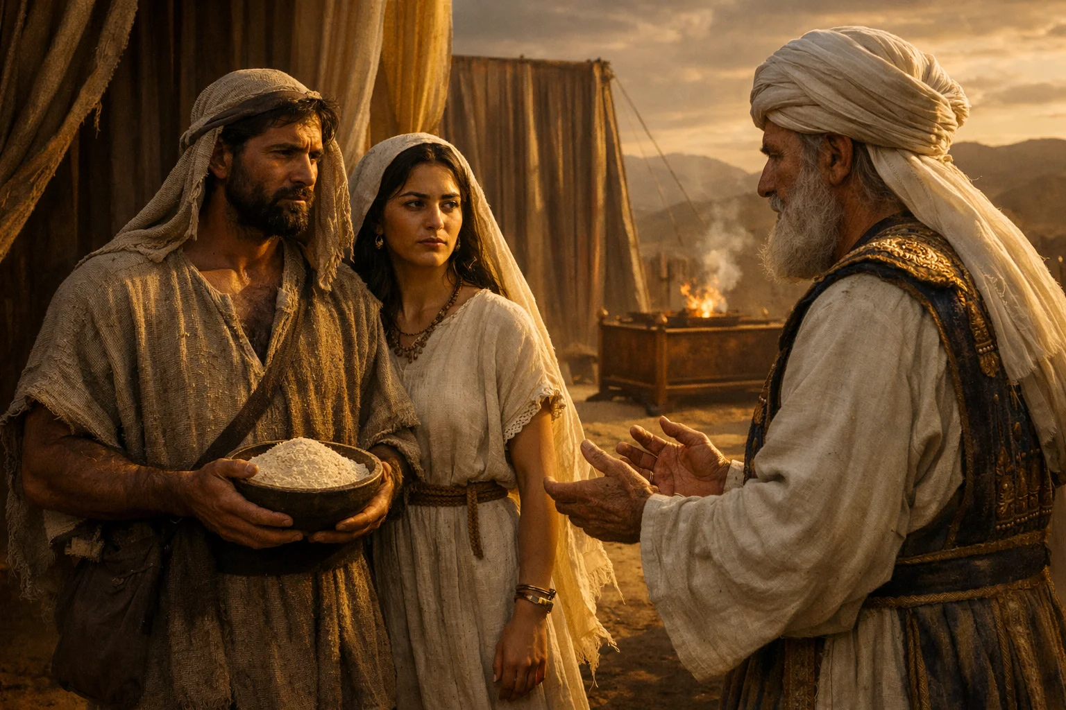 The Jealous Husband Brings His Wife