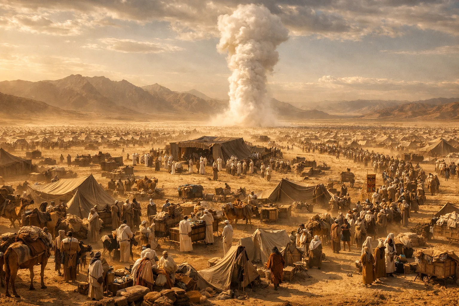 Israel Moves at the Lifting of the Cloud