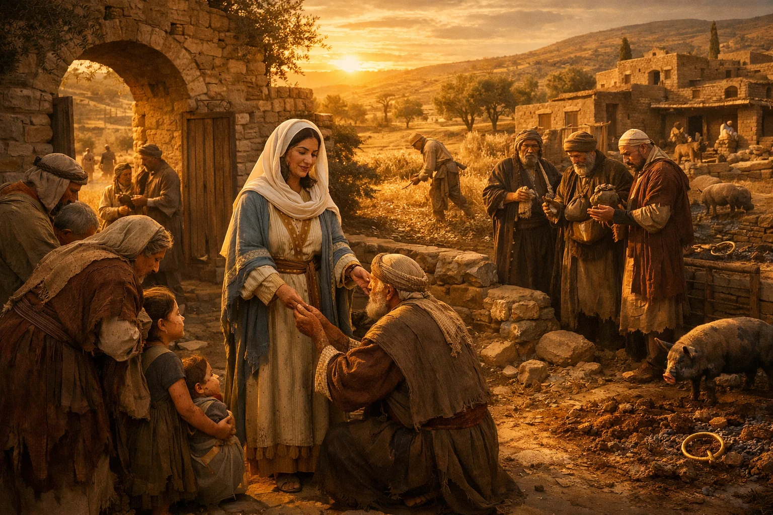 The Kindhearted Woman and the Sure Harvest