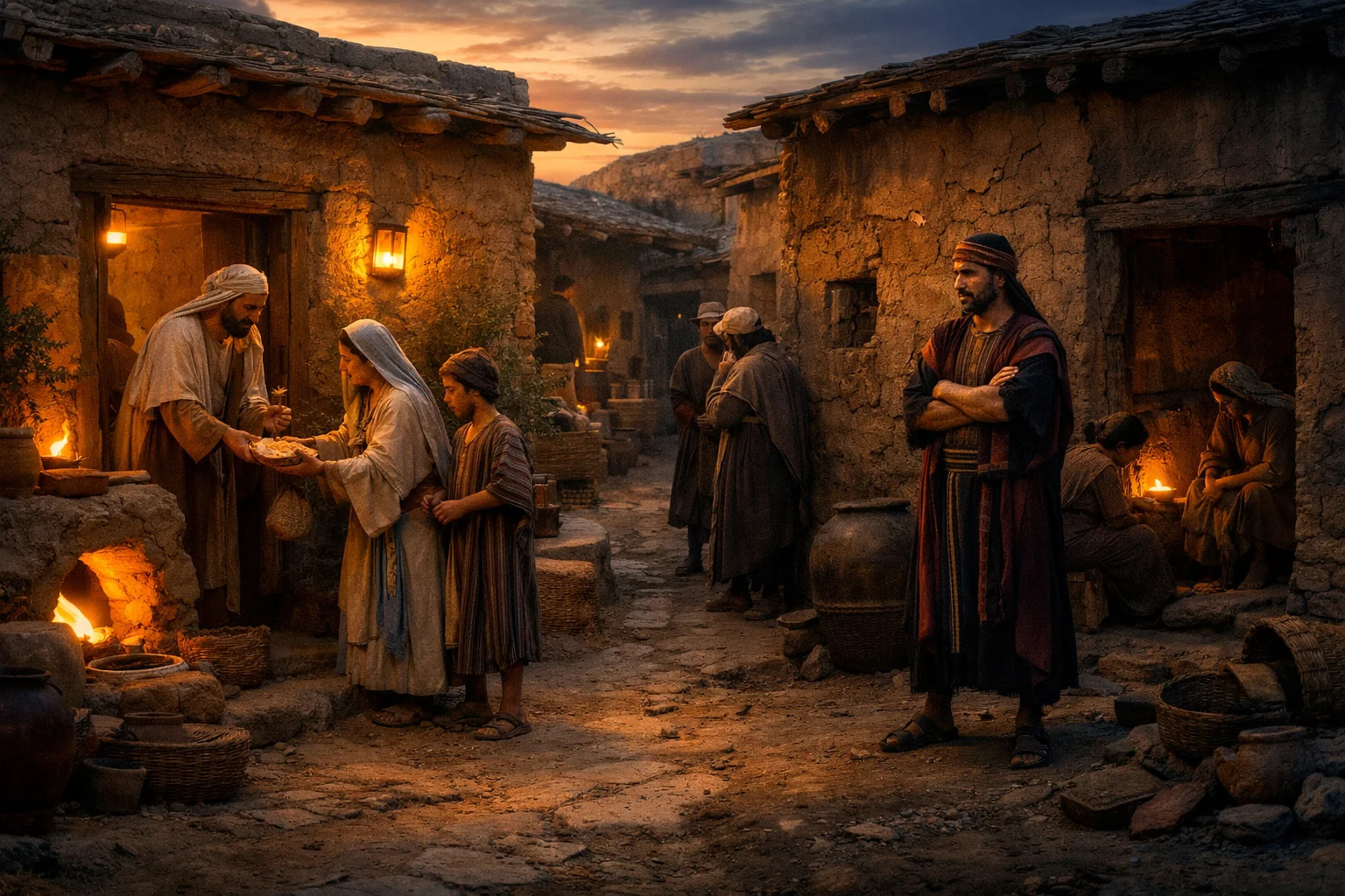 The Blessed Home and the Fallen Proud