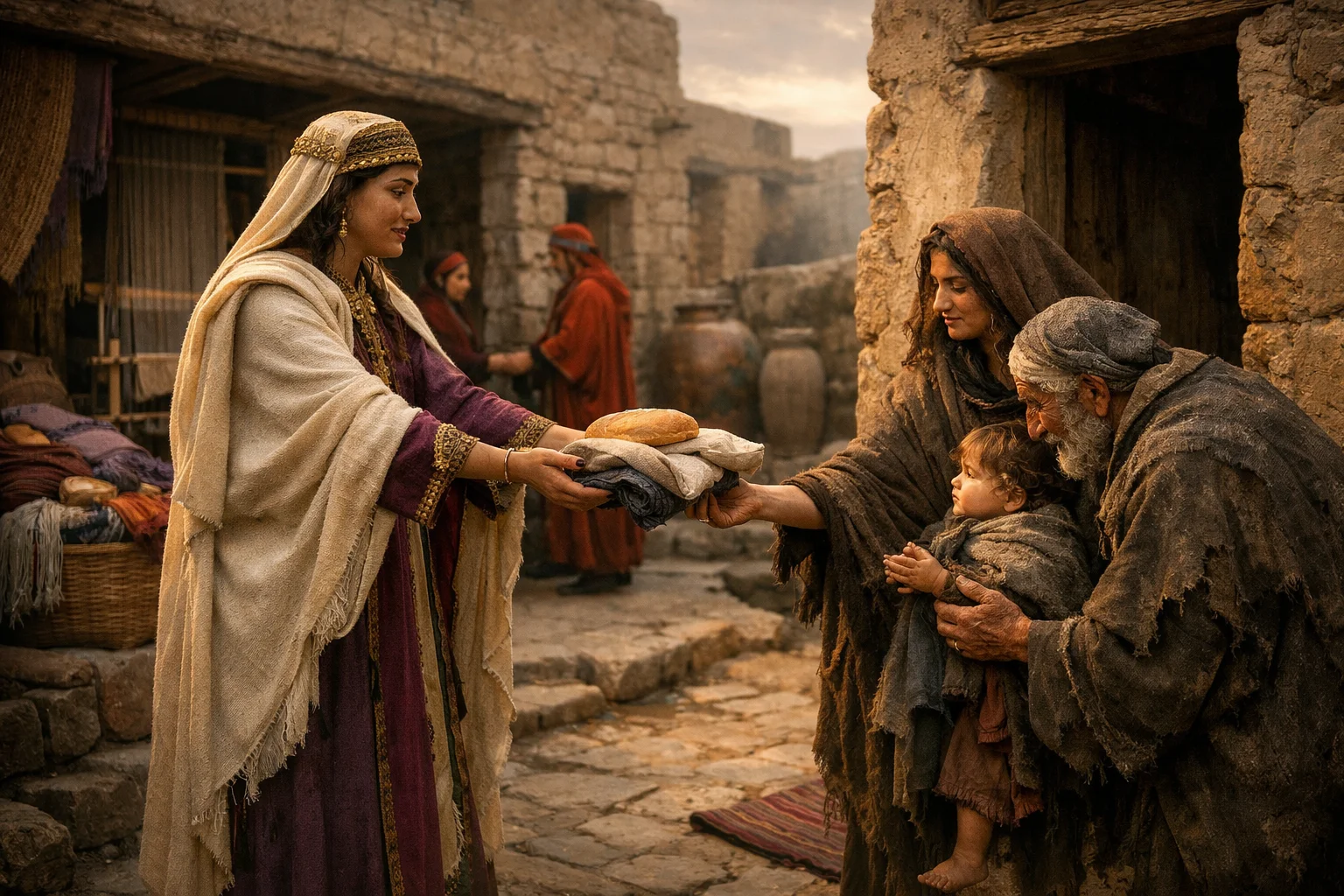 Her Hands Are Open to the Poor