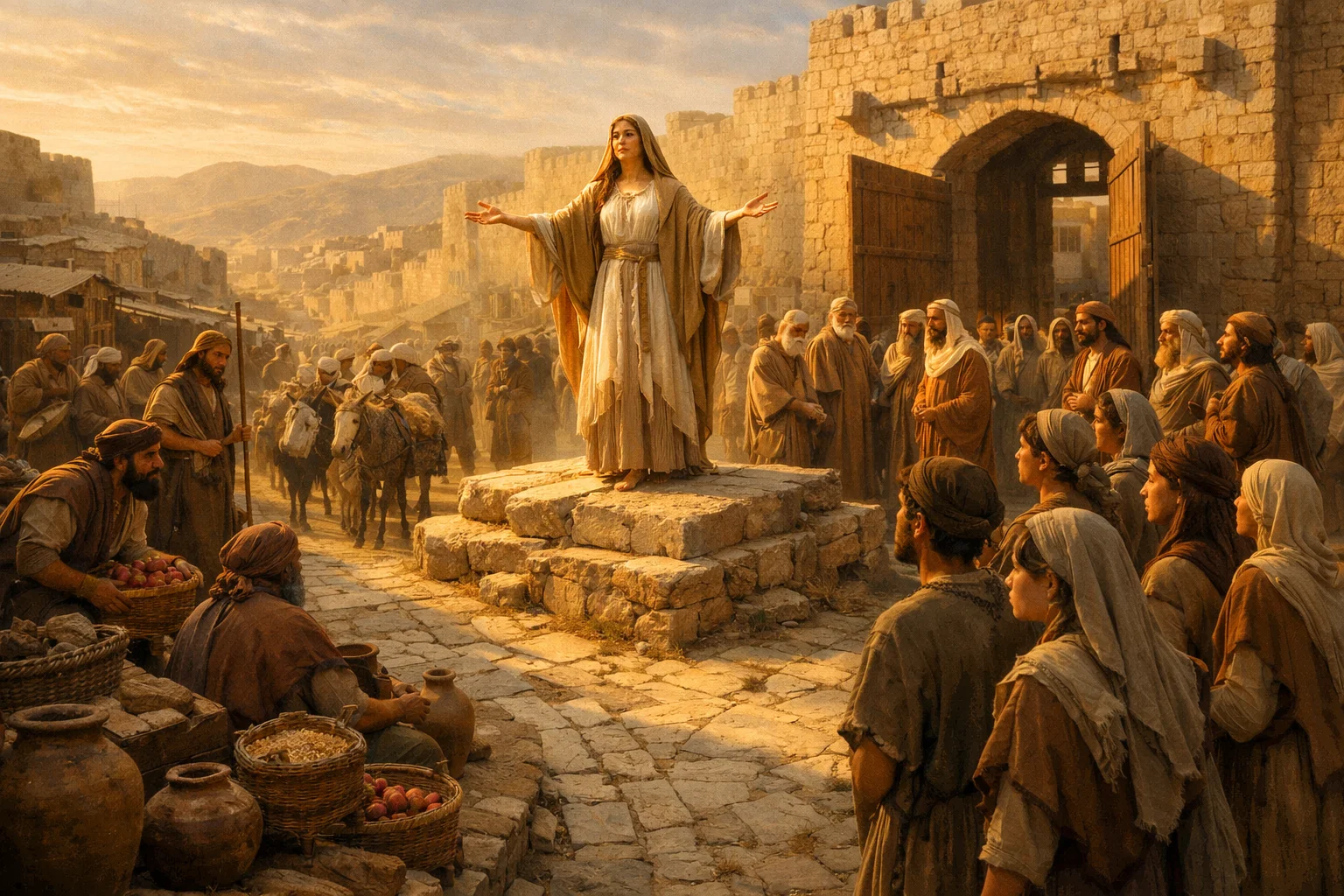 Wisdom Calls at the City Gate