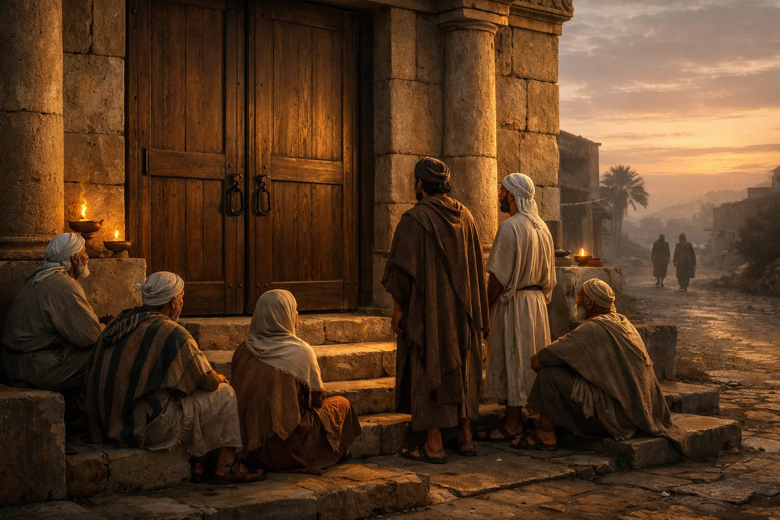 Waiting at Wisdom’s Door