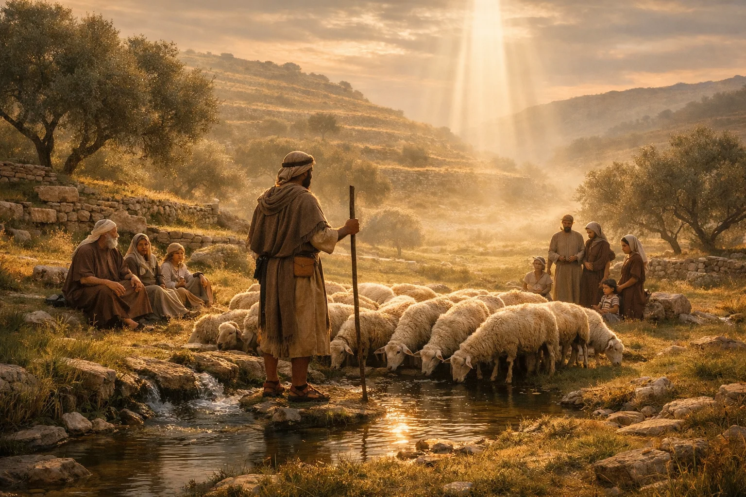 The Shepherd and His People