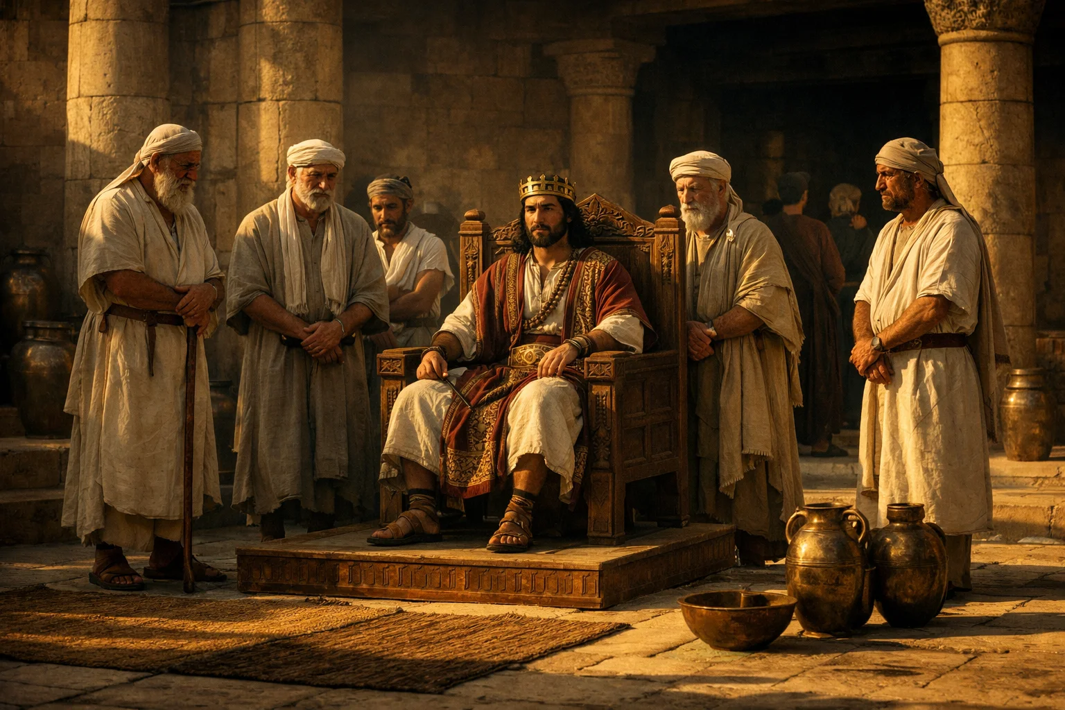 The Faithful Gathered Near the King