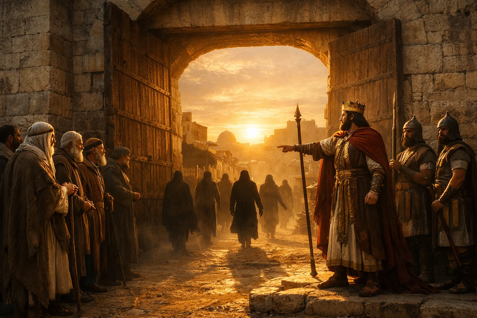 Morning Justice at the City Gate