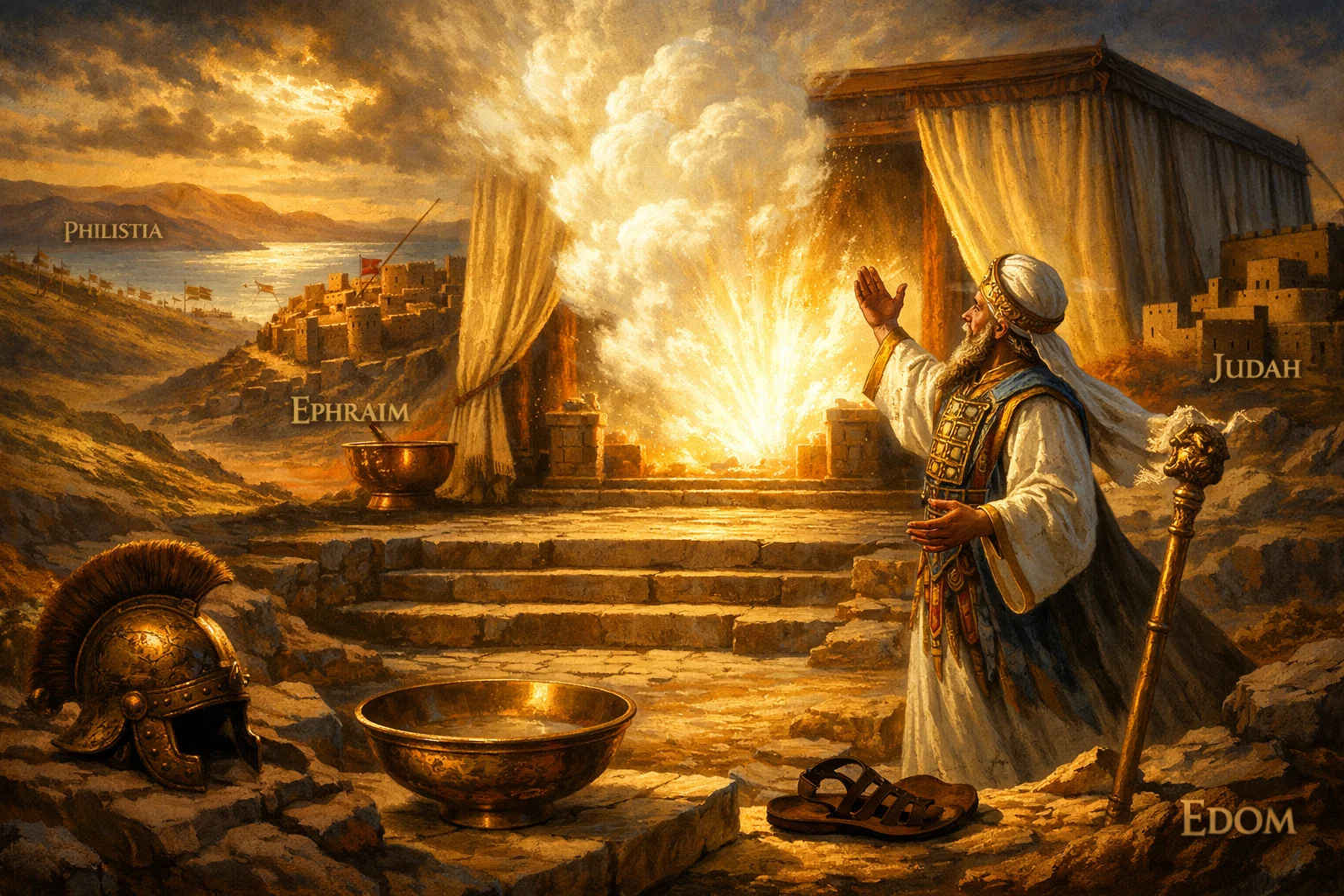 The Divine King Claims the Lands