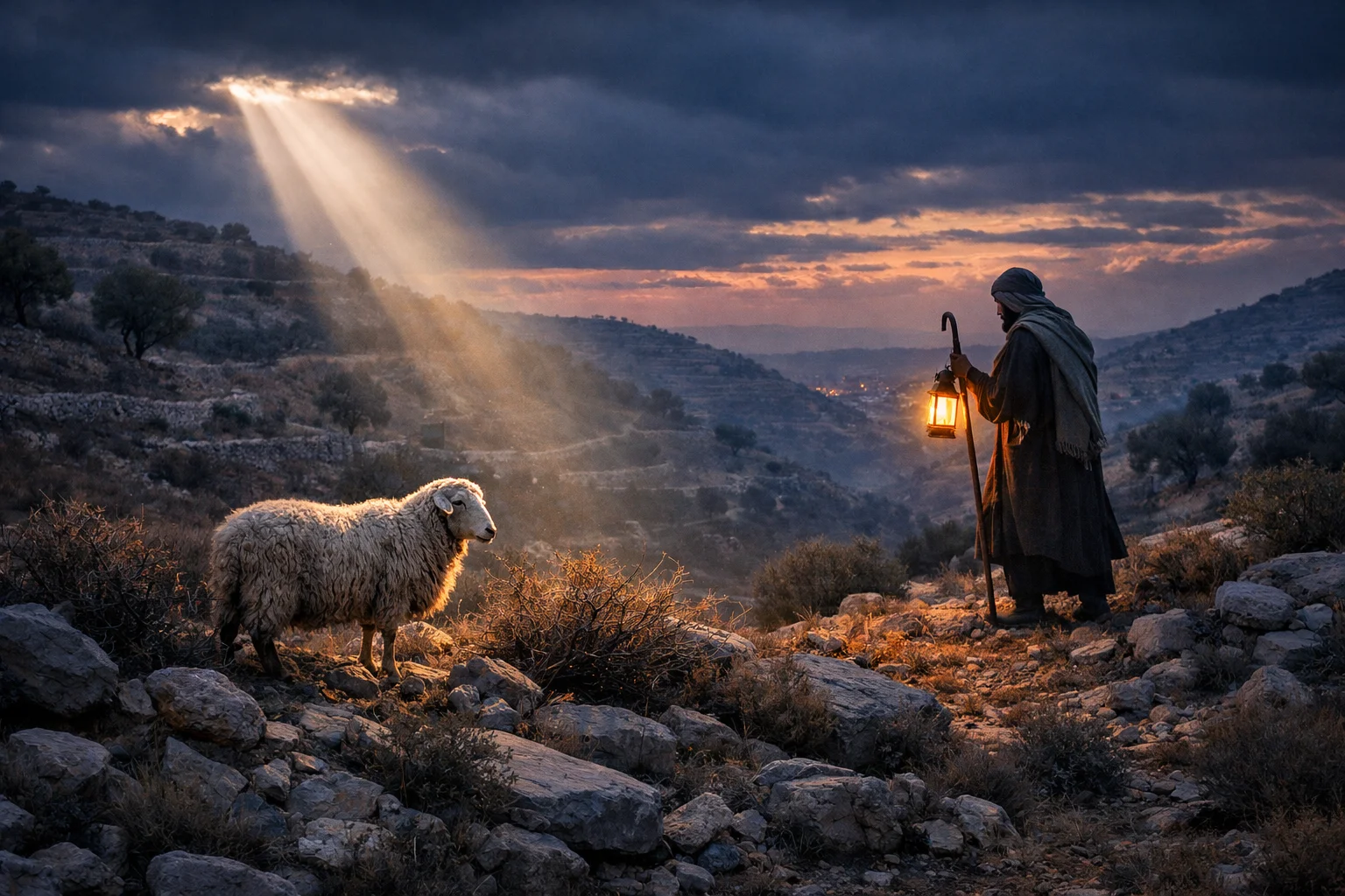 The Lost Sheep Sought by Mercy