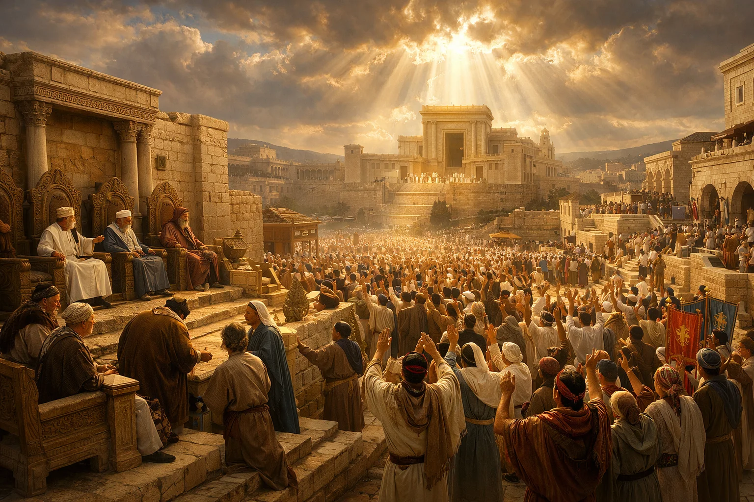 The Tribes Gather to Praise and Judge