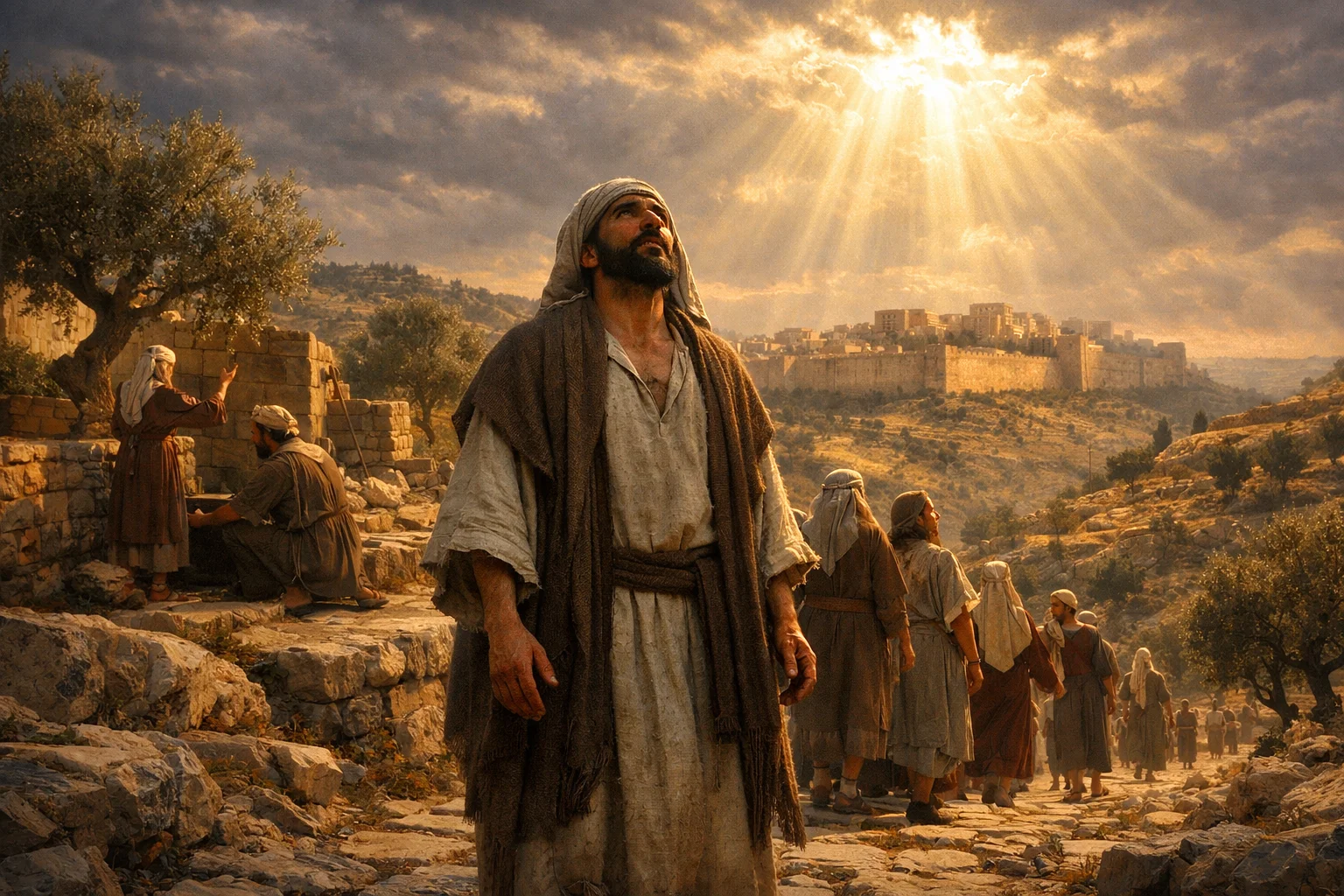 Eyes Lifted to Heaven