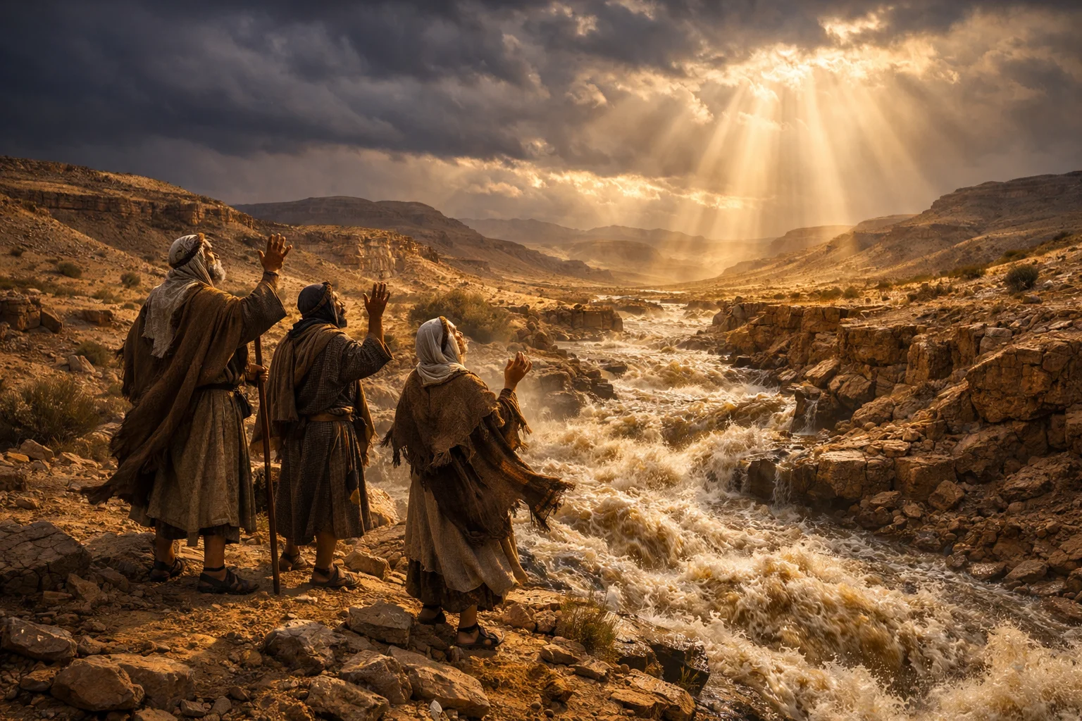 Streams in the Negev