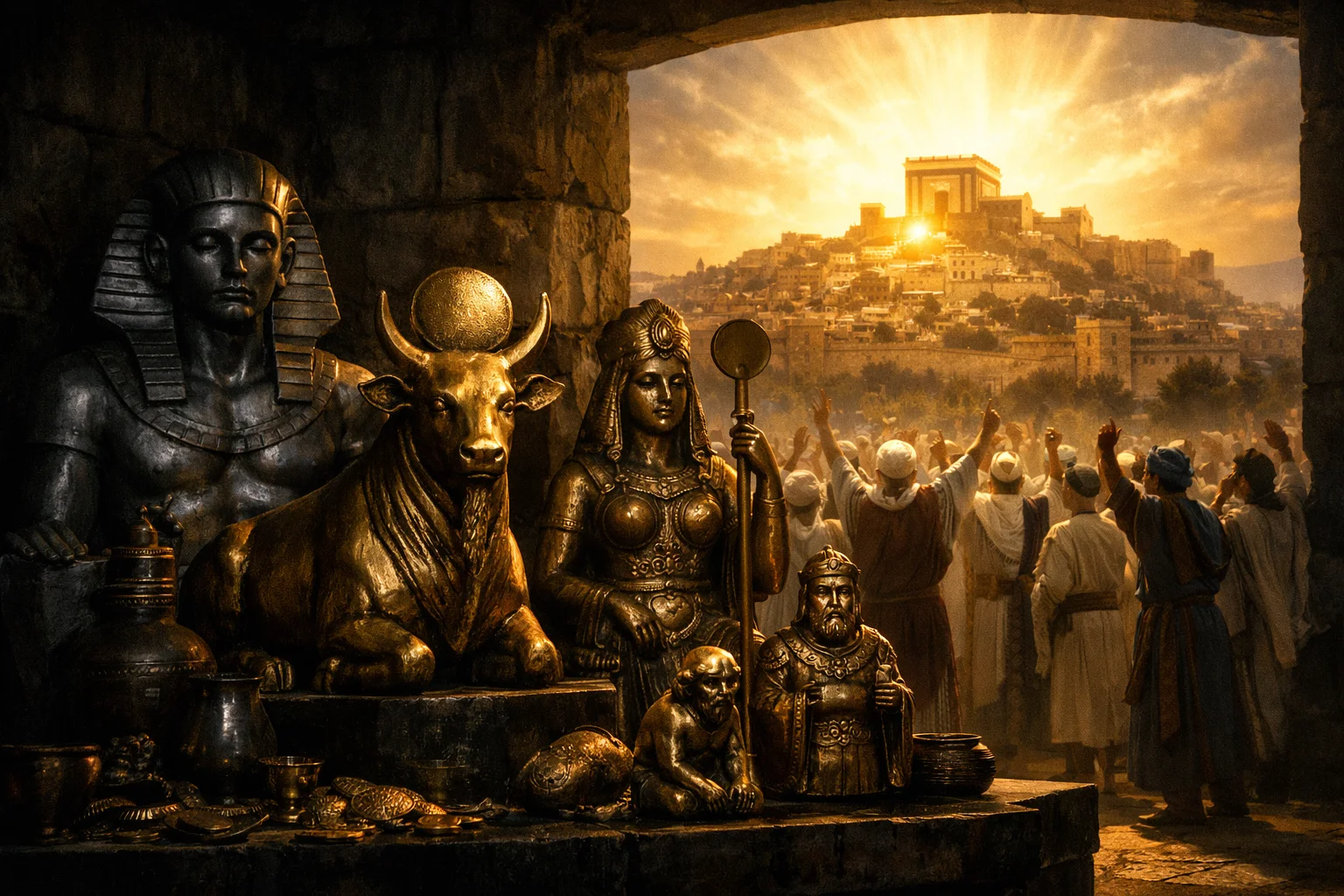 The Silence of Idols and Praise from Zion