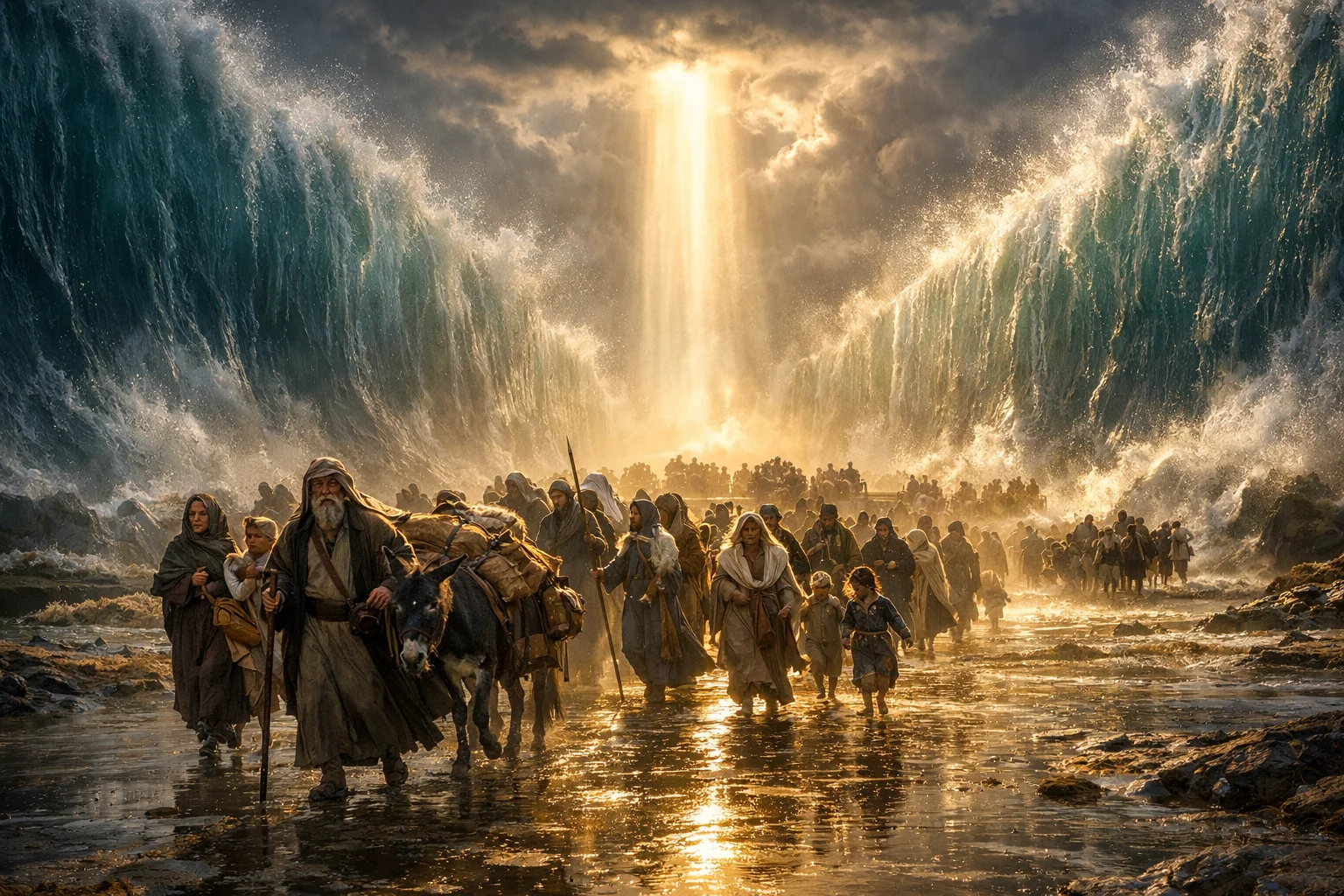 Through the Divided Sea