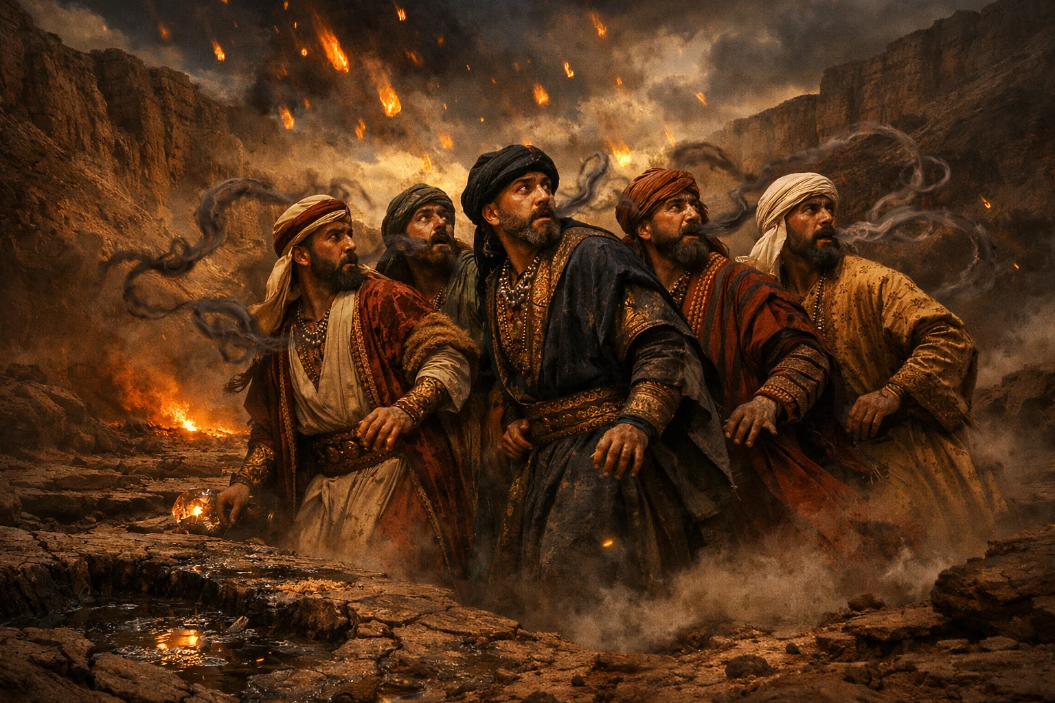 The Proud Surrounded by Their Own Evil