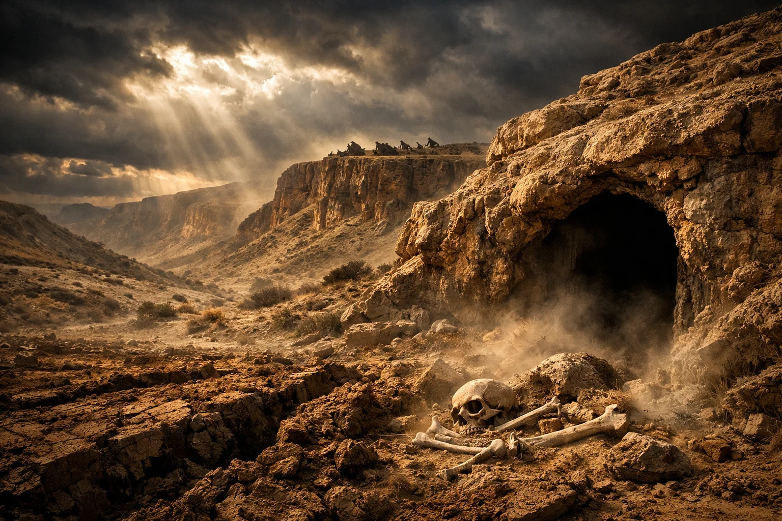 Cliffs, Dust, and Scattered Bones