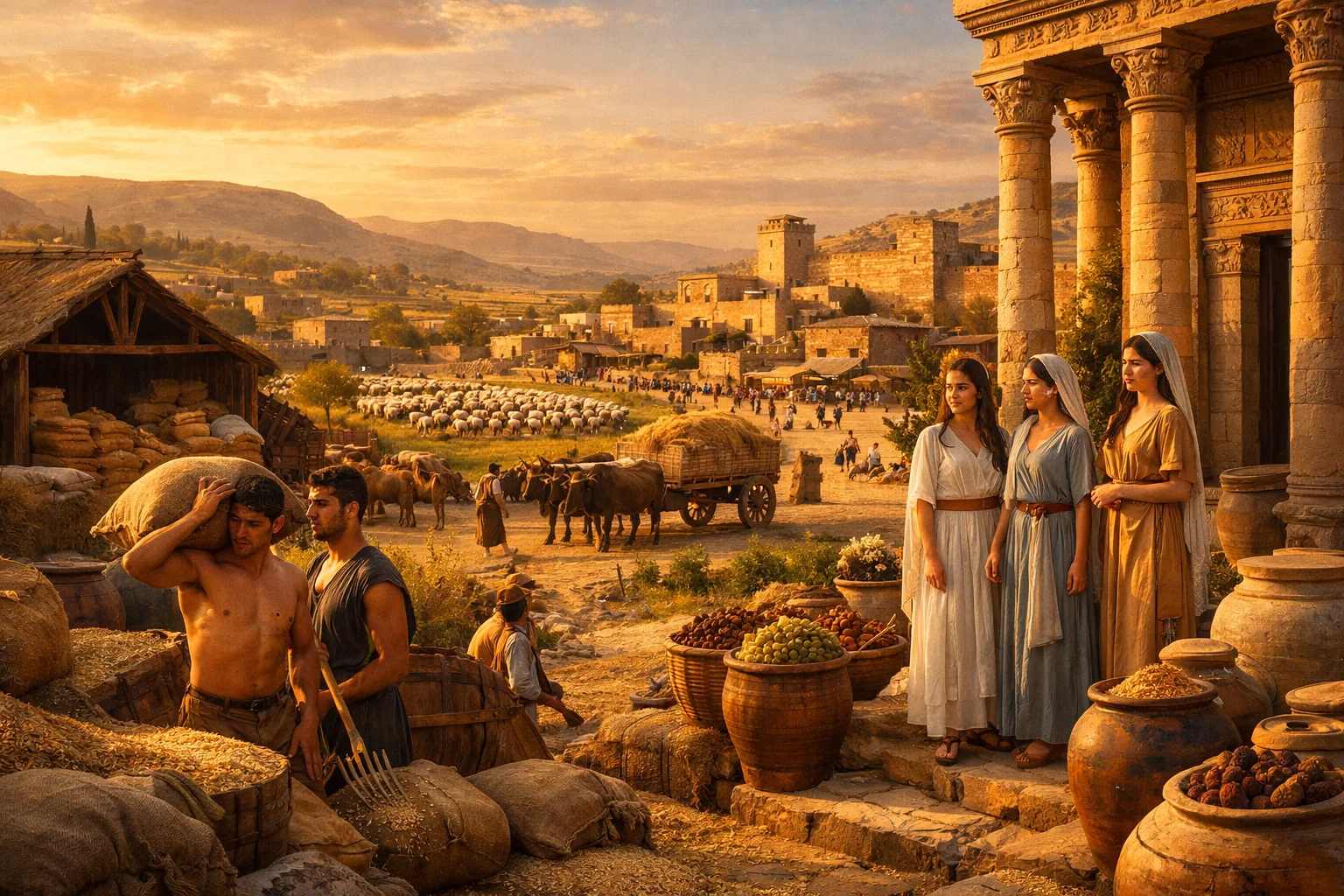 A Blessed Land of Peace and Plenty