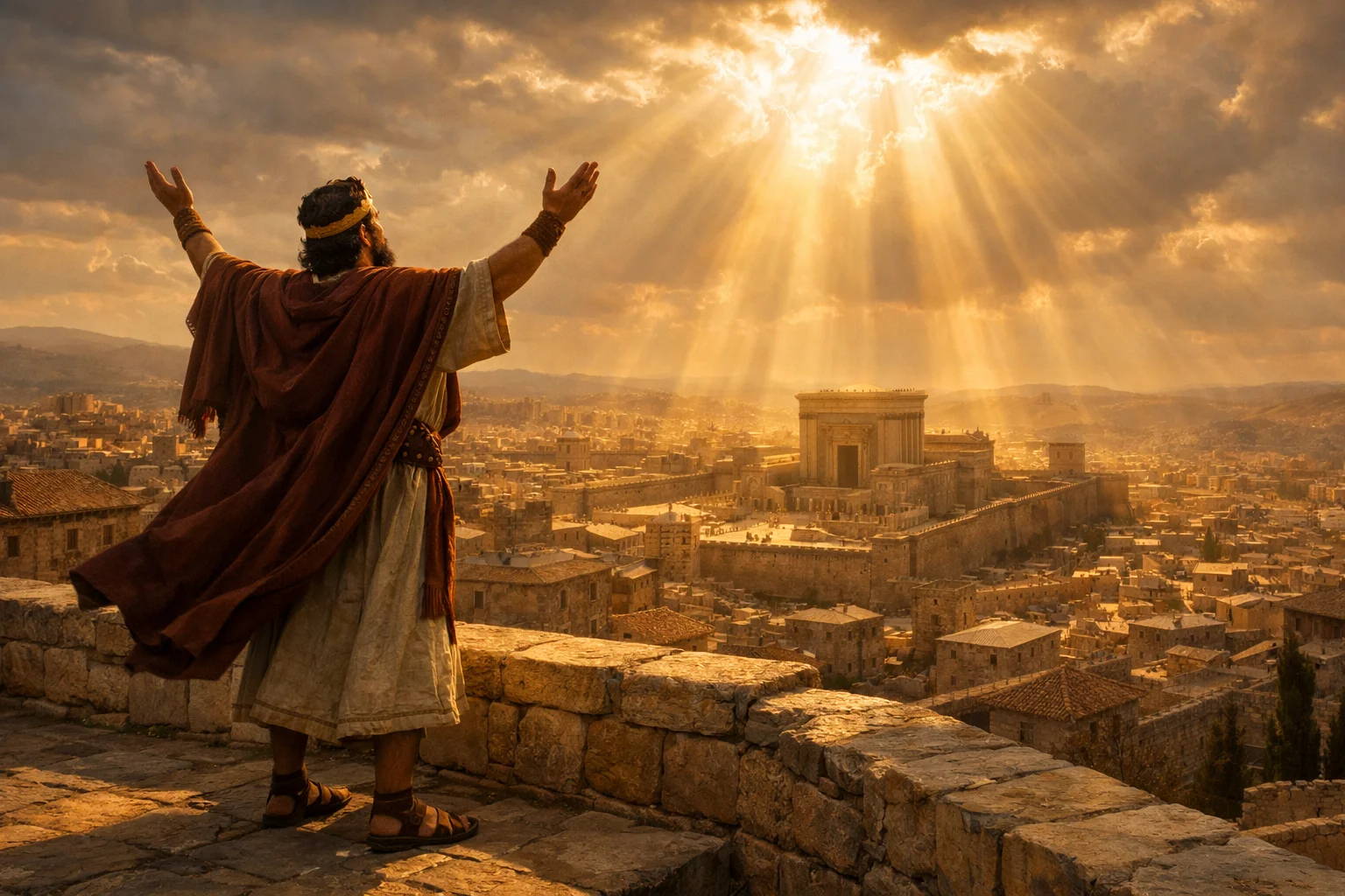 David Exalts the King