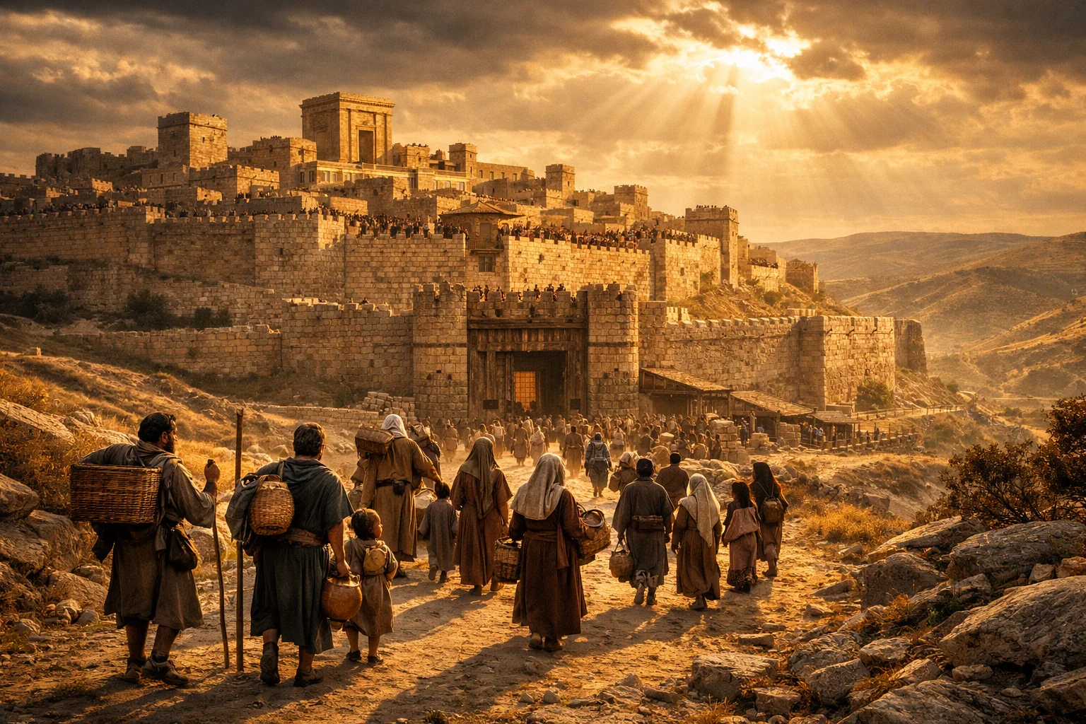 Jerusalem Rebuilt and the Exiles Gathered