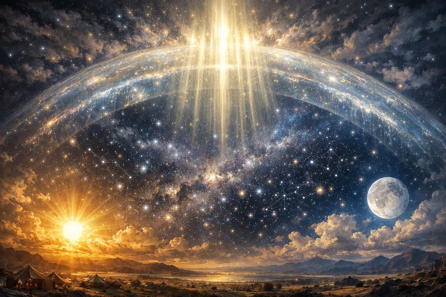 Sun, Moon, and Stars Exalt the Creator