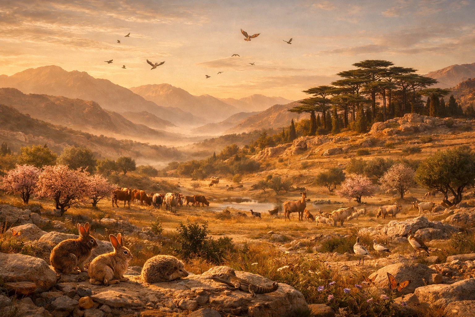 Mountains, Trees, and Living Creatures Praise