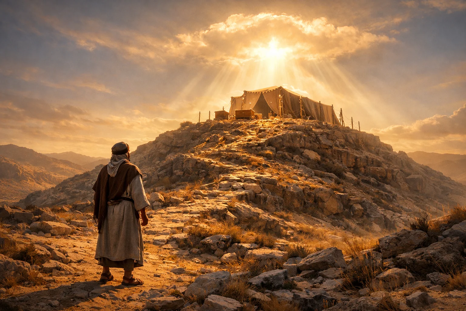 Approaching the Sacred Tent