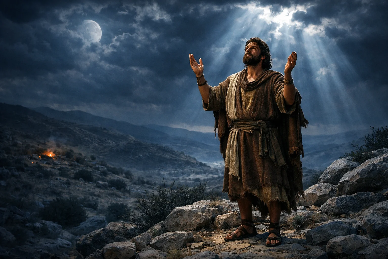 David’s Honest Plea at Night