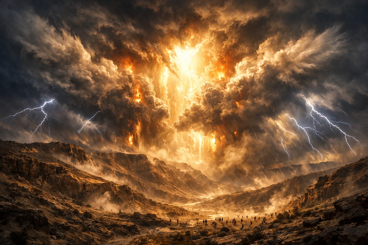 The LORD Descends in Storm