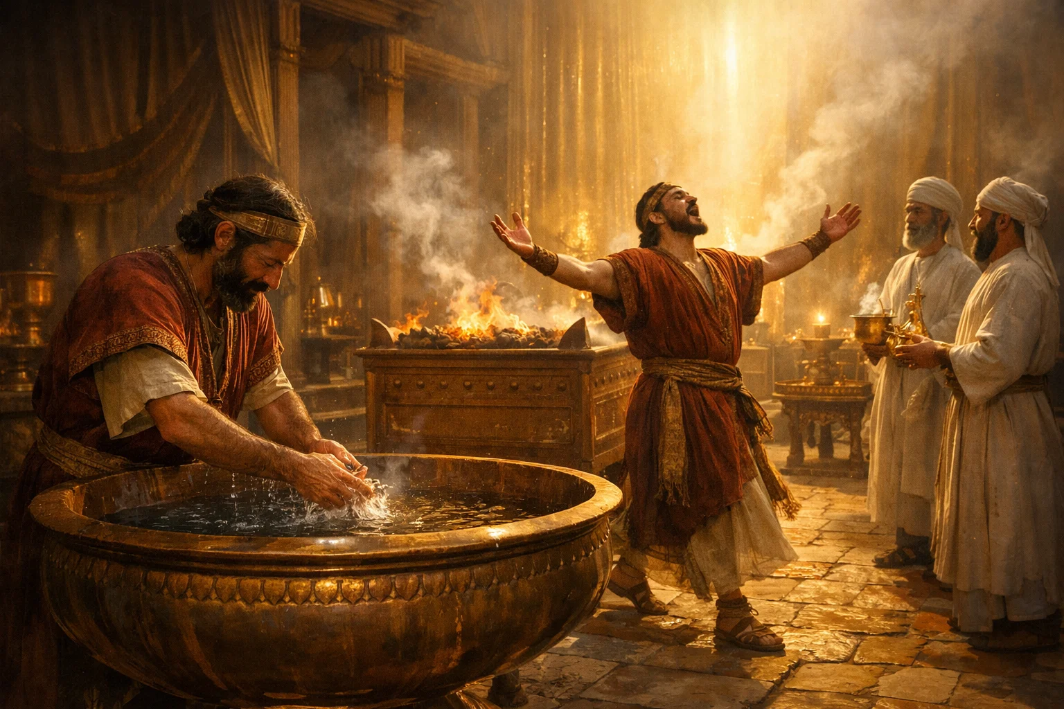 Washing in Innocence at the Altar